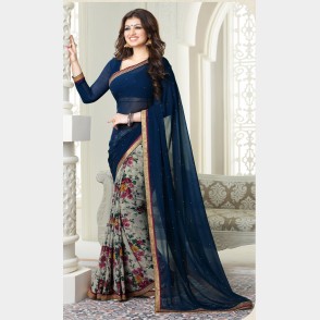 Vinay’s soft Printed Georgette Sharee